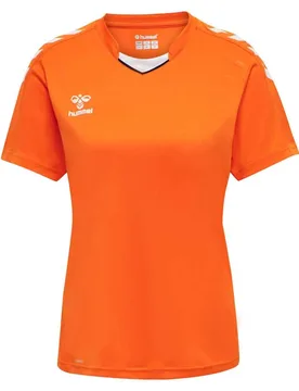 T-shirt à Manches Courtes Core Xk Poly Reconditionné Orange Tiger L - Hummel - FashionsVida