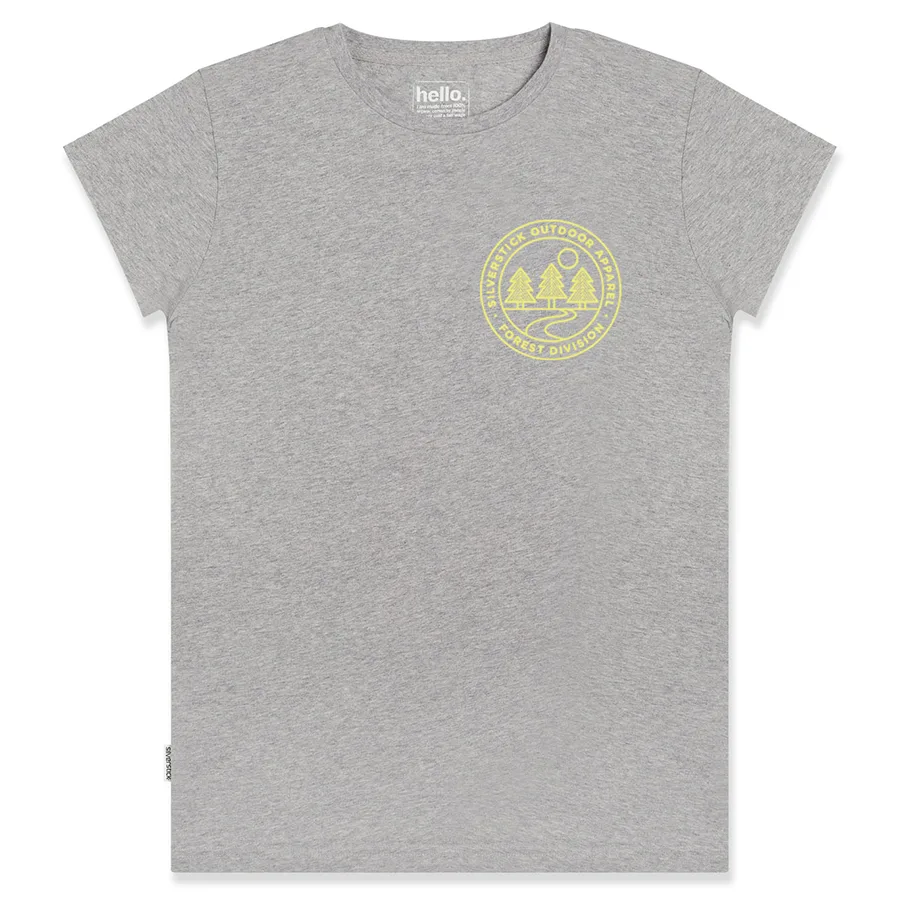 Women's Forest Division T-Shirt - Ash - Silverstick - FashionsVida