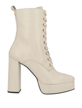 Botines de caña alta Mujer Marfil 37,38,39,40,41 Mujer