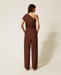 Combinaison asymétrique en popeline recyclée