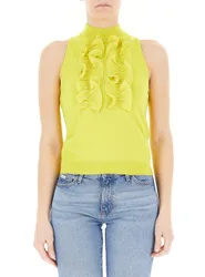 Lupetto smanicato GIALLO LIMONE XL