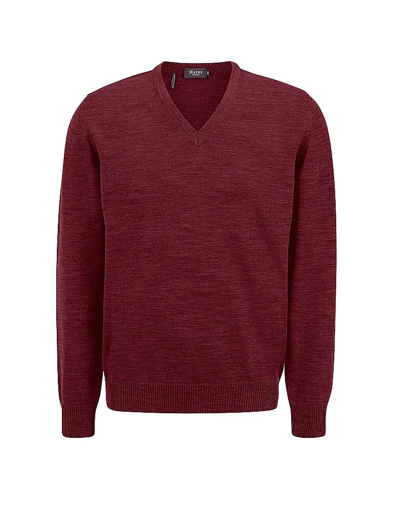 MAERZ Pullover rot 50 herren - MAERZ - FashionsVida