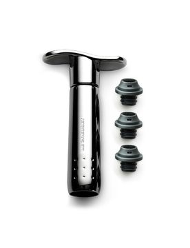Bomba de vacío para vino WA137B (Metal negro) negro