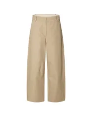 Pantalones de vestir SLFBARREL MARLA crema 40