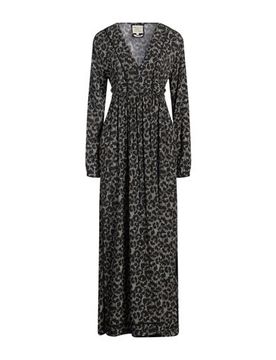 Maxi-Kleid Damen Beige 34,36,38 Damen