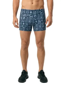 Slip De Bain Boxer Essential Aop Racer Dark Blue Bricks S