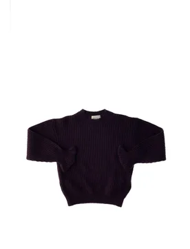 Maglione misto lana PRUGNA 6 - DOUUOD - FashionsVida
