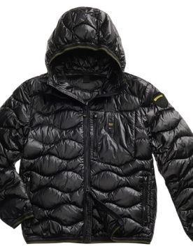 Baluer piumino nero in piuma Wave 25WBLUC02080
