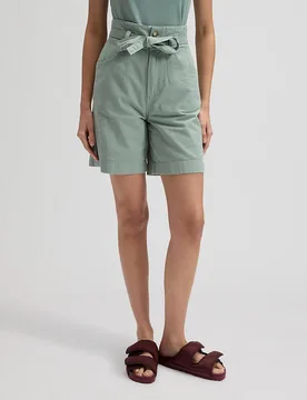 Pantalon corto de mujer plisado - Lee - FashionsVida