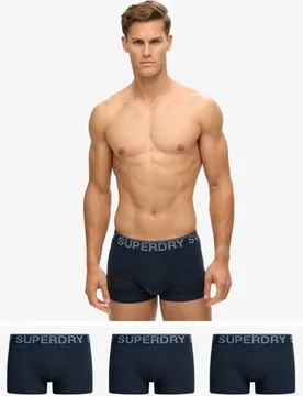 Superdry Herren Hipster aus Bio-baumwolle im 3er-Pack Marineblau - Größe: S - 39.99 - FashionsVida