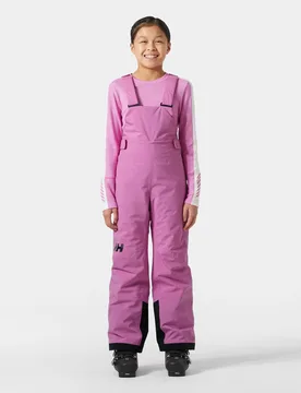 Junior Girls’ Stellar Bib Pants Pink 12 - Meta Pink - Male - Helly Hansen - FashionsVida