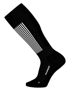 Chaussettes Ski Alpine Knee Black / White EU 36-38 Homme