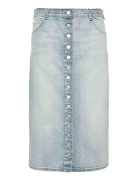 Courreges Gonna longuette in denim