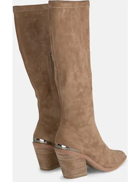 Botas básicas de mujer ajustadas con tacón - Alma en Pena - FashionsVida