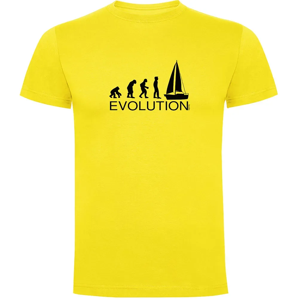 Evolution Sail Short Sleeve T-shirt Yellow M Men - Kruskis - FashionsVida