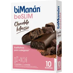 Barritas Chocolate Intenso Sustitutive Bimanán