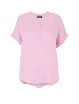 Leinenbluse rosa 46 damen - Doris Streich - FashionsVida