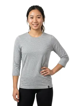 T-shirt à Manches 3/4 Crossover 20191 Grey-Flecked 2XL