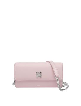 Portafoglio rosa ma con catena
