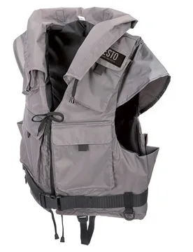 Fisherman 50n Life Jacket Gray 70+ kg unisex - Besto - FashionsVida