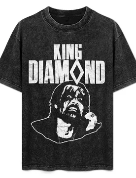 King (distressed look) T-Shirt Basic Plain Tee for Spring and Summer - Aliexpress - FashionsVida
