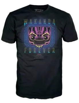 T-shirt à Manches Courtes Pocket Black Panther Marvel Black M unisex