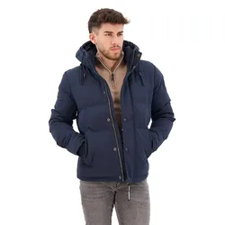 Giacca Trapuntata Everest Short Nordic Chrome Navy XL