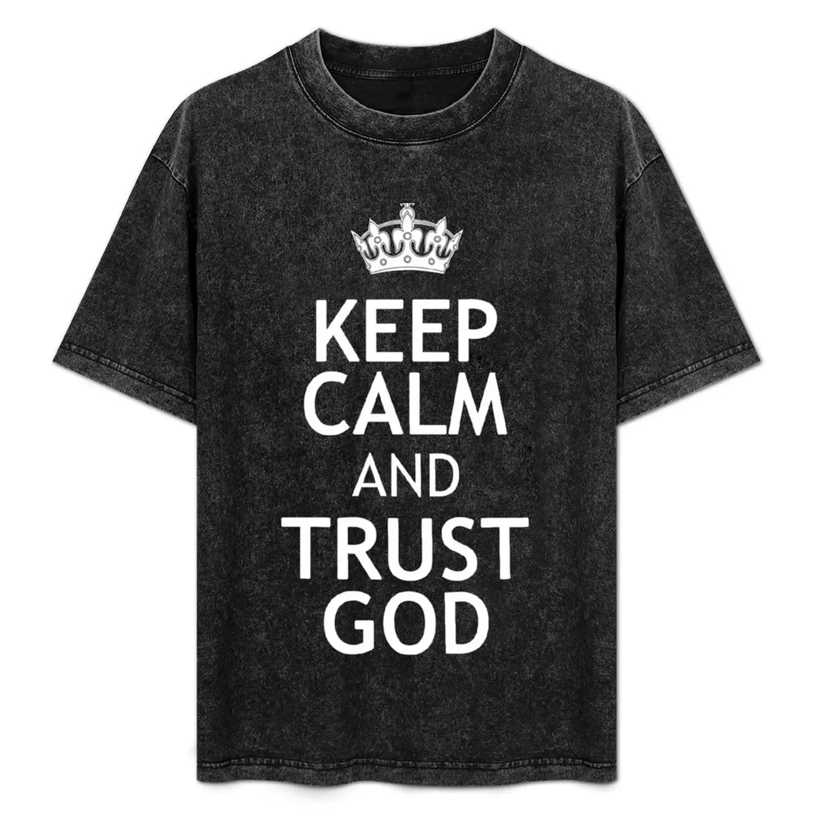 KEEP CALM AND TRUST GOD T-Shirt Quick Dry Training Short Sleeve Tee - Aliexpress - FashionsVida