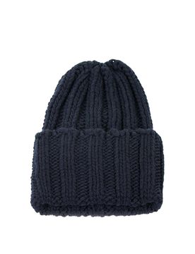 Berretto In Cashmere Blu Navy