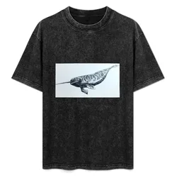 Narwhal T-Shirt Standard Fit Solid Tee Shirt