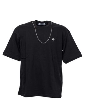 Ambush T-shirt Chain Collar nera