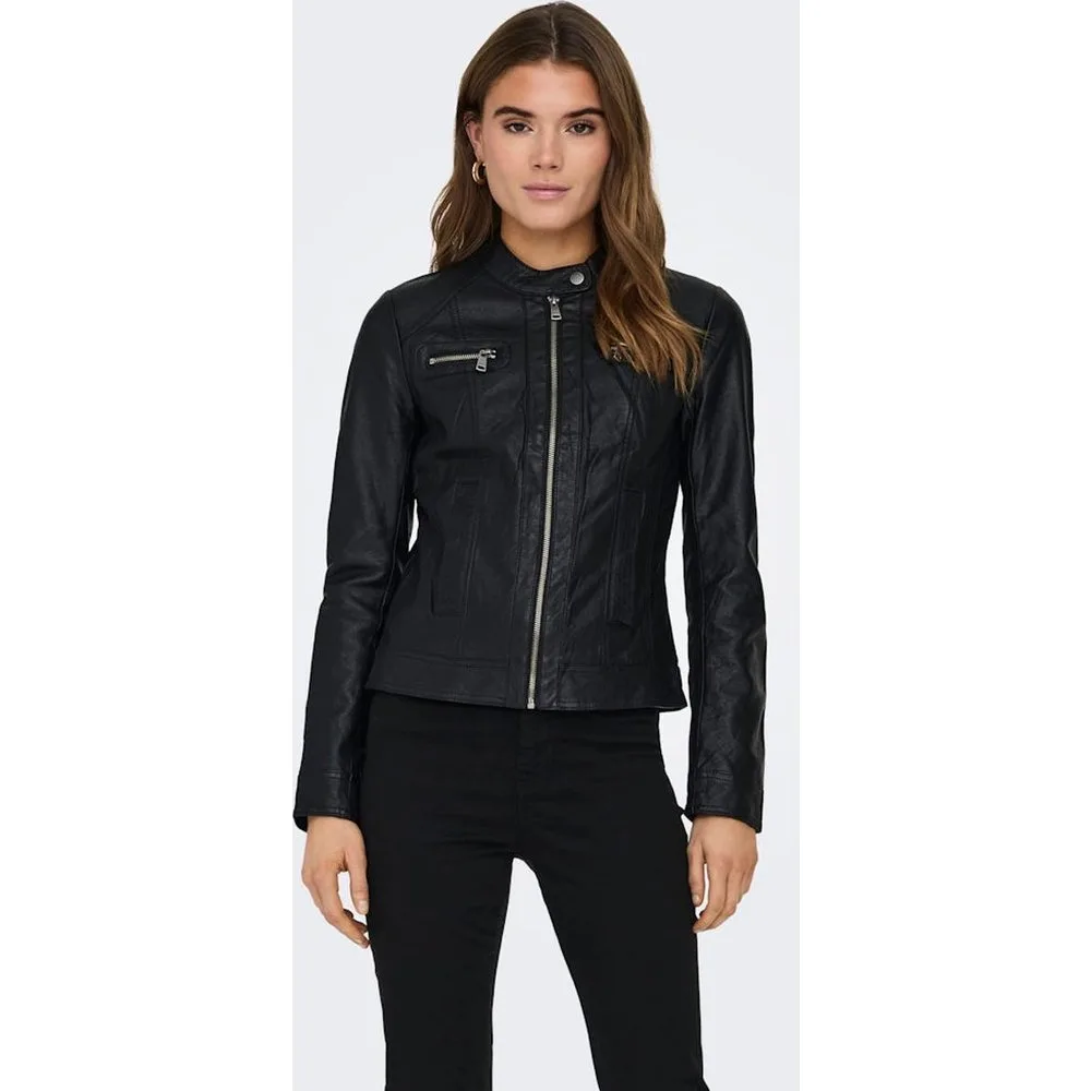 Cazadora biker de mujer de polipiel - Only - FashionsVida