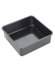 Carbon Steel 20cm Square Cake Tin Black