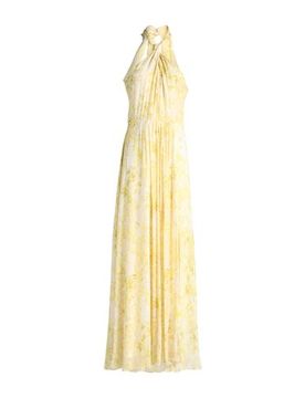 Vestido largo Mujer Amarillo 34 Mujer