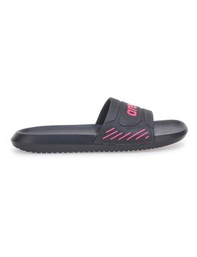 Ciabatte nere con logo fucsia e suola ergonomica URBAN EASY 36