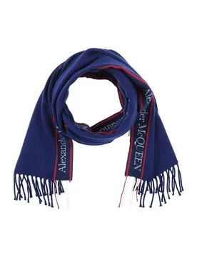 Bufanda Mujer Azul marino -- Mujer - Mcqueen - FashionsVida