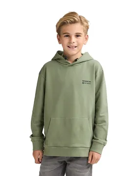 Felpa Con Cappuccio B-1060-swh353 Sage 3-4 Anni