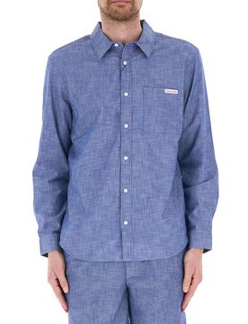 Camicia in jeans AZZURRO OXFORD XL