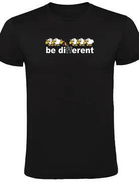 T-shirt à Manches Courtes Be Different Train Black XL - Kruskis - FashionsVida