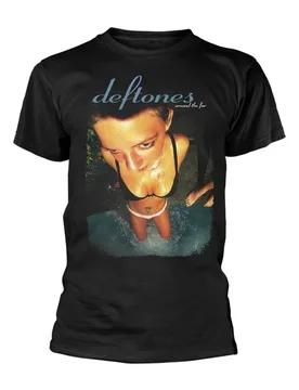 T-Shirt - Around the fur 2022 - S bis XXL - für Männer - Größe M - schwarz - Lizenziertes Merchandise! - Männer - male - Deftones - FashionsVida