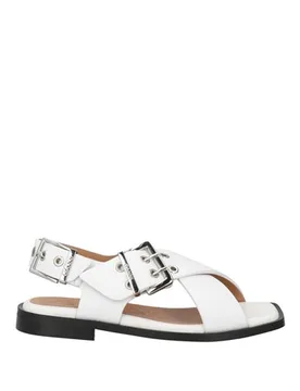 Sandale Damen Weiß 36,38 Damen - Ganni - FashionsVida