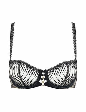 Sujetador con aros VOODOO KISS millenium black negro 75B