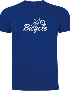 Maglietta A Maniche Corte Bicycle Royal Blue - Kruskis - FashionsVida