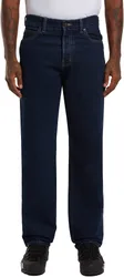 Jean robuste à la coupe droite - 983 Regular Straight Jeans Rinsed en Coton - Taille 34 US - Bleu