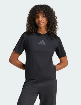 Z.n.e. Donna - Magliette Nero - Taglia 38/M - Jersey di cotone 38/M - Adidas - FashionsVida