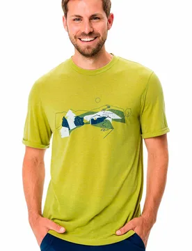 Neyland camiseta montaña manga corta hombre Verde (XL) - VAUDE - FashionsVida
