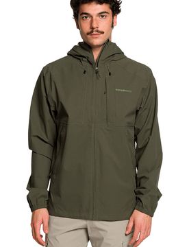 Caicos chaqueta impermeable hombre Verde (XXL)