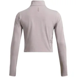 Womens Launch Elite Half Zip Long Sleeve Performance Top In Grey - Size 8 Uk