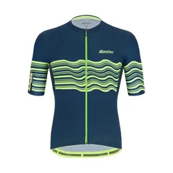 Maglia A Maniche Corte Tono Profilo Fluo Green