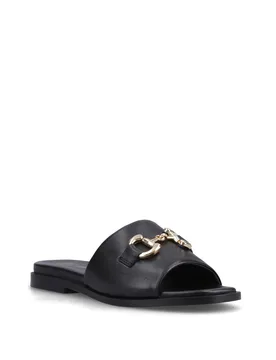 Women's Lana Snaffle Mule Sandal in Black Size: 6 - Black - Size: 6 - Hush puppies - FashionsVida